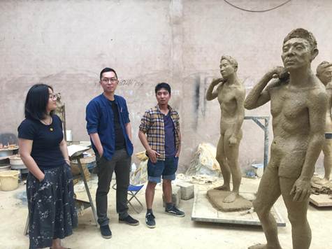 雕塑学院招聘美术模特图片